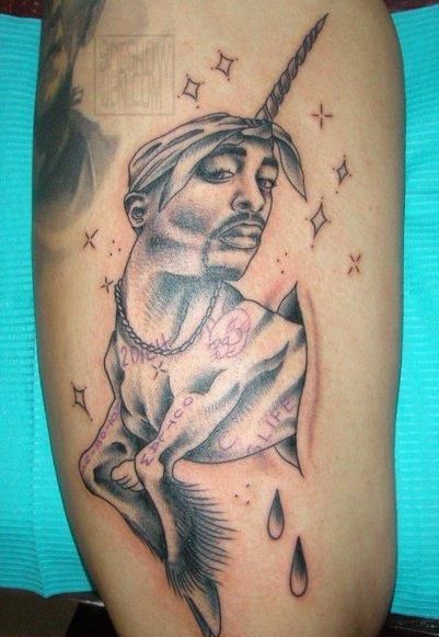 Bad Tattoos 282 Tupac Really