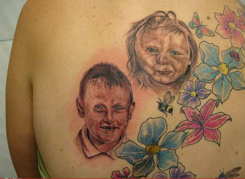 Scary Portrait Tattoos