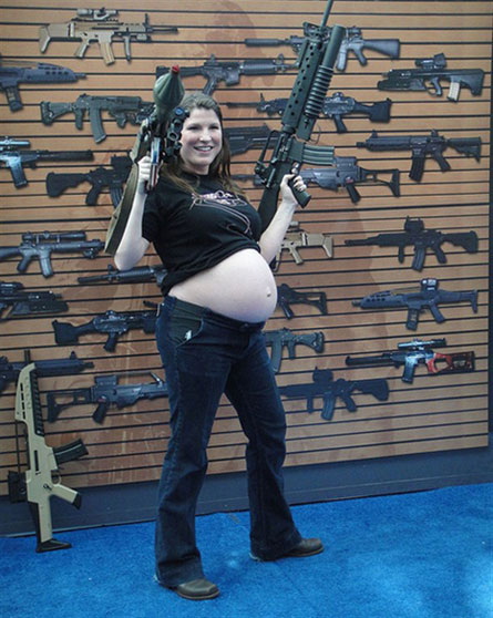Pregnant Gun 55