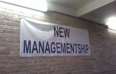 misspelled signs , under new managementship, funny store signs ...