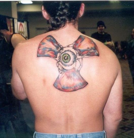 I hear Charles Lindbergh crossed the Atlantic with an eyeball propeller. Eye ball propeller tattoo, Worst Tattoos, Funny bad tattoos Tattoos Horrible Ugliest Tattoos Stupid Ugly Awful WTF Fail