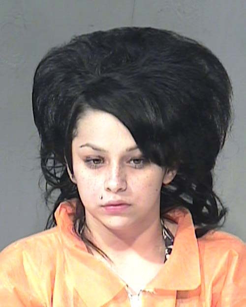 When Hair Ruled the Earth... big hair Funny Mug shots, worst mug shots bad mug shots stupid criminals arrested busted awkward family photos stupid people funny pictures