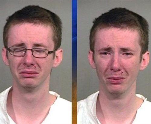 "Oh, man, my mom is gonna kill me! I'll be grounded forever!" crying Funny Mug shots, worst mug shots bad mug shots stupid criminals arrested busted awkward family photos stupid people funny pictures