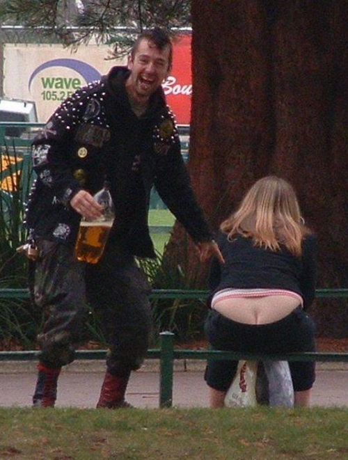 Hey! Look what Larry found! but crack woman thong Balls door knocker funny pictures weird pictures pics awkward family photos bad tattoos worst tattoos stupid people bad family photos funny family pics random strange
