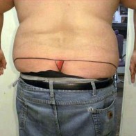 Whale Tail Thong Tattoo funny pictures bad tattoos terrible awful ugliest tattoos wtf tattoos, horrible awkward family worst tattoos photos crazy people weird people stupid humor redneck humor photobombs