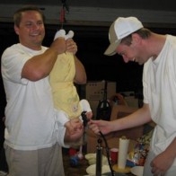 baby doing keg stand bad parents, bad family photos ellen, funny pictures, bad parents, horrible parents, stupid people stupid parents humor pic dump