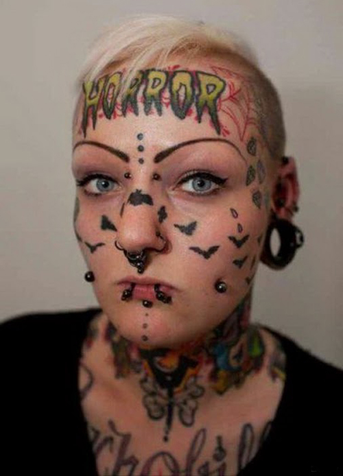 Bilderesultat for wtf tattoo in head