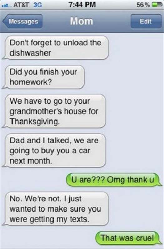 24 Funny Texts & Auto Corrects from Mom