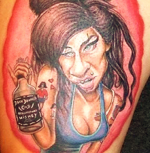 Amy Winehouse 15 of the Worst Bad Tattoos. 