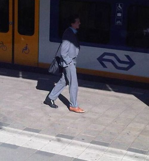 man in two different shoes Stupid humor funny pictures awkward family photos worst tattoos bad tattoos horrible random pics strange bizarre wtf fail stupid people photobombs funny pictures awkward family photos worst tattoos bad tattoos horrible random pics strange bizarre wtf fail stupid people photobombs