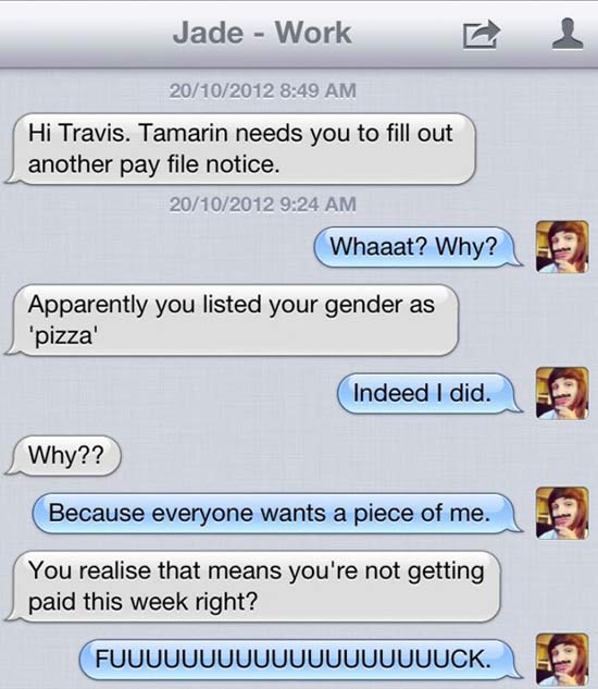 27 of the Funniest Text Messages Ever! Team Jimmy Joe