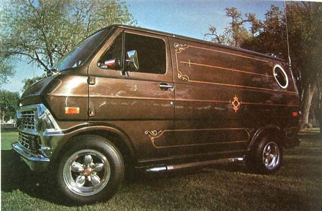 Custom chevy or ford vans for sale #4