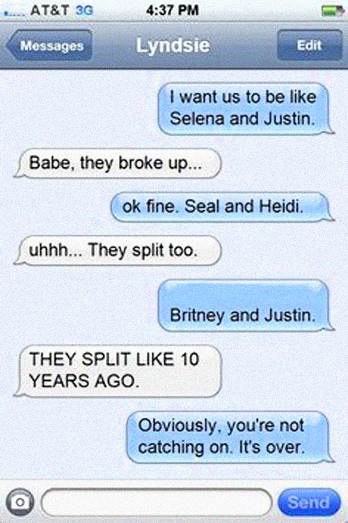 Painful Breakup Texts