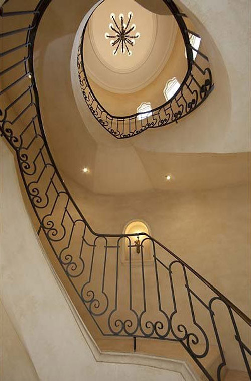 Spiral staircase railings with penis railing ~ You have such a dirty mind