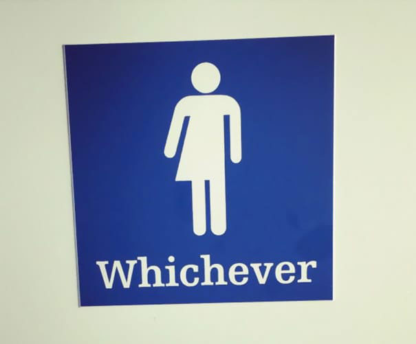 23 Hilariously Creative Bathroom Signs